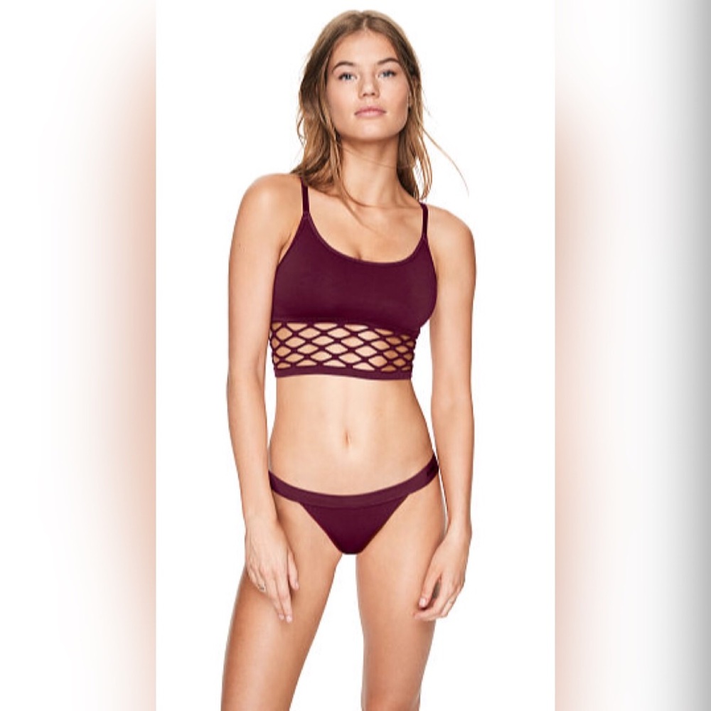 PINK Fishnet Bralette